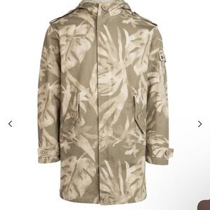NWOT Saint Laurent Camouflage Print Coat